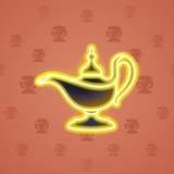 Genie Lamp #1028 Genie Lamp #1028