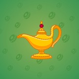 Genie Lamp #1115