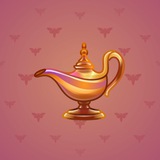 Genie Lamp #1117