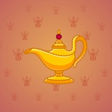 Genie Lamp #1134 Genie Lamp #1134