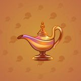 Genie Lamp #1190 Genie Lamp #1190