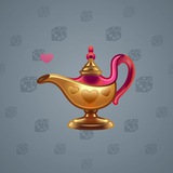 Genie Lamp #1241 Genie Lamp #1241
