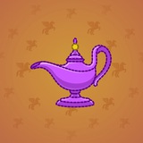 Genie Lamp #1247 Genie Lamp #1247