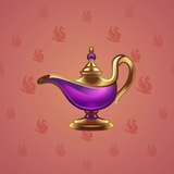 Genie Lamp #1298 Genie Lamp #1298