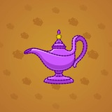Genie Lamp #1348