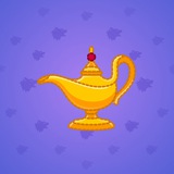 Genie Lamp #1350 Genie Lamp #1350