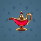 Genie Lamp #1356 Genie Lamp #1356