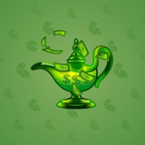 Genie Lamp #1376