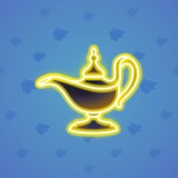 Genie Lamp #1408 Genie Lamp #1408