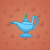 Genie Lamp #1428