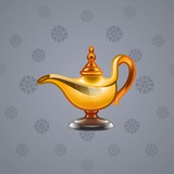 Genie Lamp #1434