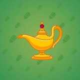 Genie Lamp #1454 Genie Lamp #1454