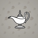 Genie Lamp #1463 Genie Lamp #1463