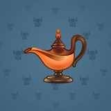 Genie Lamp #1484 Genie Lamp #1484