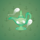 Genie Lamp #1486 Genie Lamp #1486