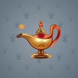 Genie Lamp #1488 Genie Lamp #1488