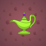 Genie Lamp #1494 Genie Lamp #1494