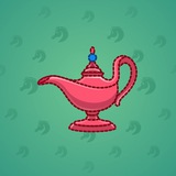 Genie Lamp #1504