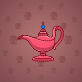 Genie Lamp #1595 Genie Lamp #1595
