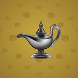 Genie Lamp #1661 Genie Lamp #1661