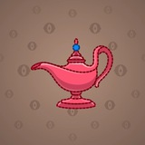 Genie Lamp #1662 Genie Lamp #1662