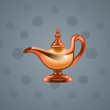 Genie Lamp #1691 Genie Lamp #1691