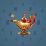 Genie Lamp #1697 Genie Lamp #1697