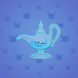 Genie Lamp #1728 Genie Lamp #1728