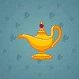 Genie Lamp #1773 Genie Lamp #1773