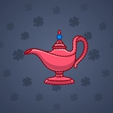 Genie Lamp #1796