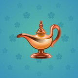 Genie Lamp #1797 Genie Lamp #1797