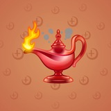Genie Lamp #1842 Genie Lamp #1842