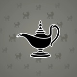 Genie Lamp #1843 Genie Lamp #1843