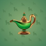 Genie Lamp #1876 Genie Lamp #1876