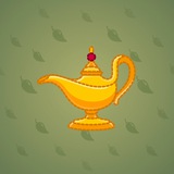 Genie Lamp #2045 Genie Lamp #2045