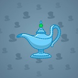 Genie Lamp #2087 Genie Lamp #2087