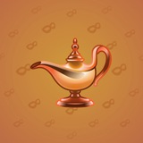 Genie Lamp #2088 Genie Lamp #2088