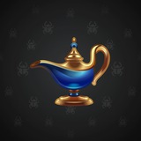 Genie Lamp #2091 Genie Lamp #2091