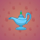 Genie Lamp #2113 Genie Lamp #2113