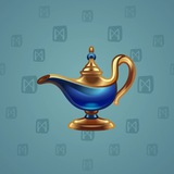 Genie Lamp #2123 Genie Lamp #2123