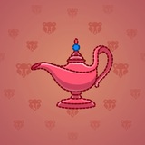 Genie Lamp #2209 Genie Lamp #2209