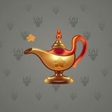 Genie Lamp #2212 Genie Lamp #2212