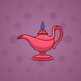Genie Lamp #2251 Genie Lamp #2251