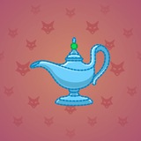 Genie Lamp #2278 Genie Lamp #2278