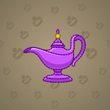 Genie Lamp #2298 Genie Lamp #2298