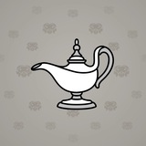 Genie Lamp #2317