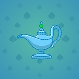 Genie Lamp #2343 Genie Lamp #2343