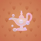 Genie Lamp #2352 Genie Lamp #2352