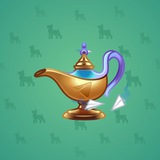 Genie Lamp #2354