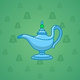Genie Lamp #2371